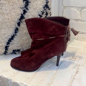 Charles David Vero Cuoio suede bootie size 8